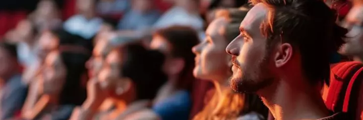 People in the cinema hall