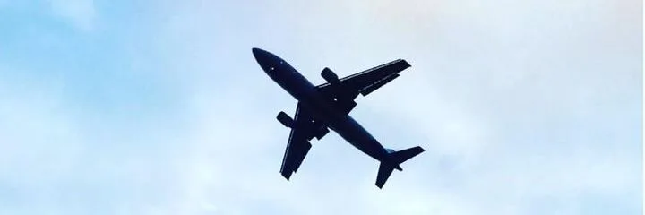 Plane in the sky